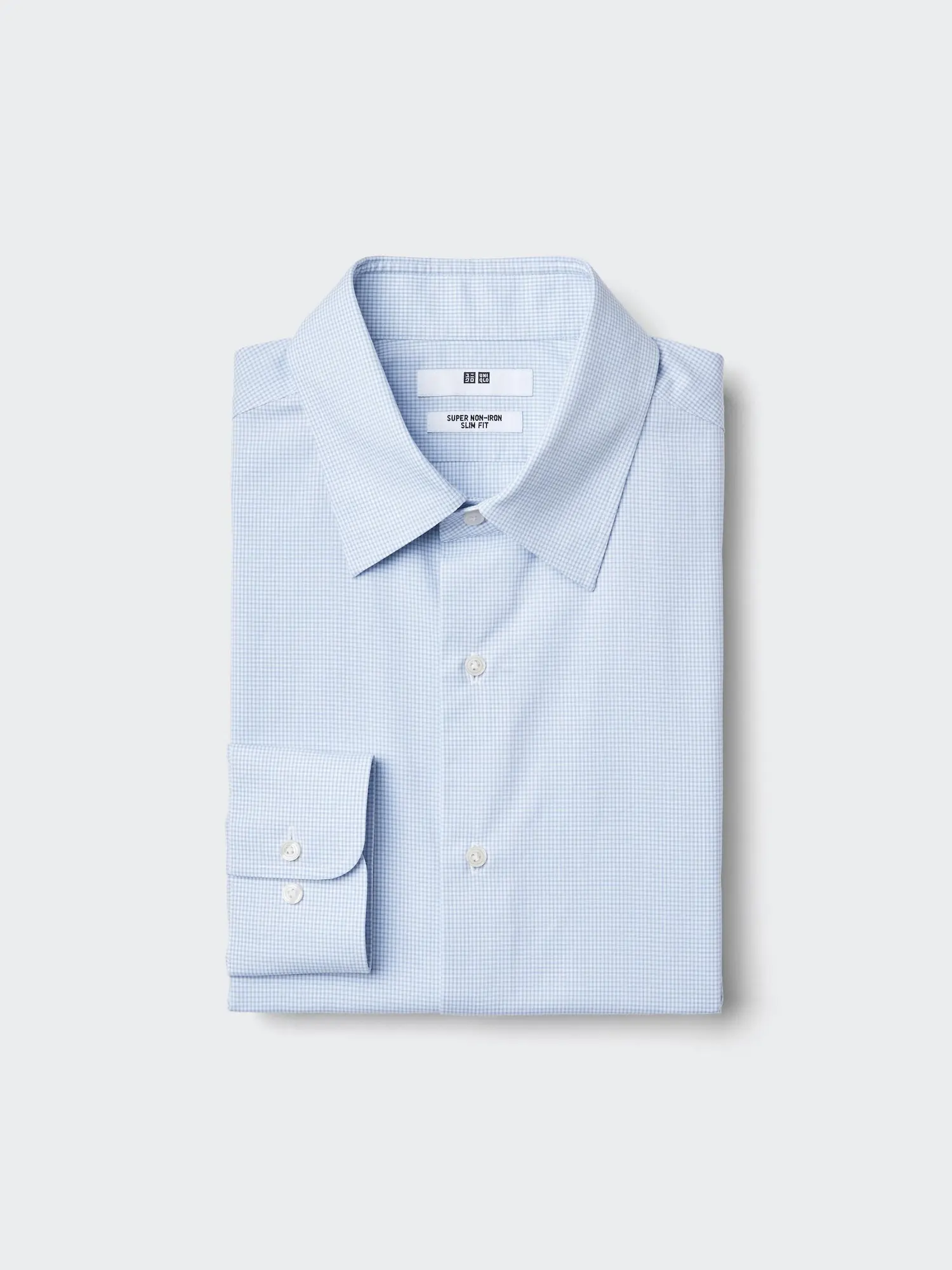 Super Non-Iron Slim Shirt | Regular Collar | Checked