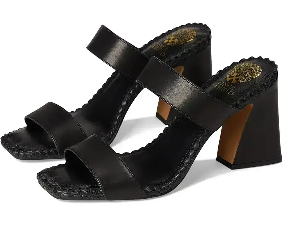 Women's Vince Camuto Kaden Stitched Block Heel Mule Sandals