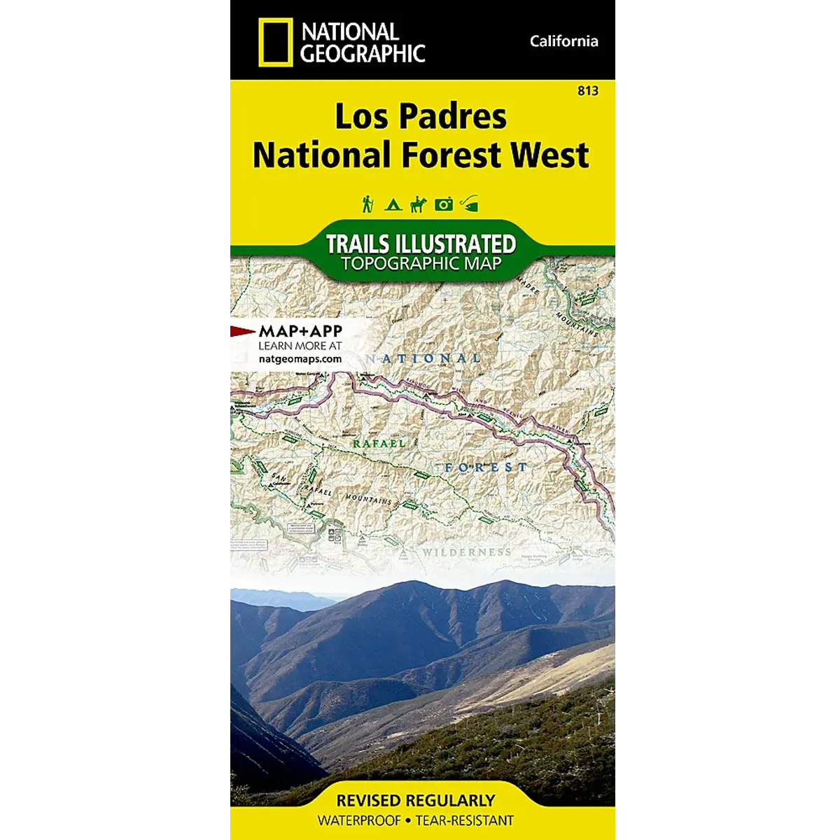 Los Padres Nat Forest West Map