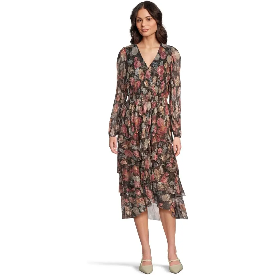 Ruffle Midi Dress