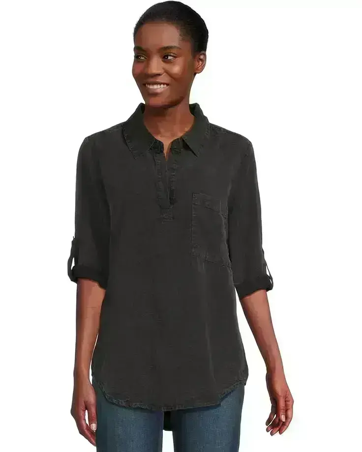 Women's Mod-o-doc Roll Tab Patch Pocket Tunic