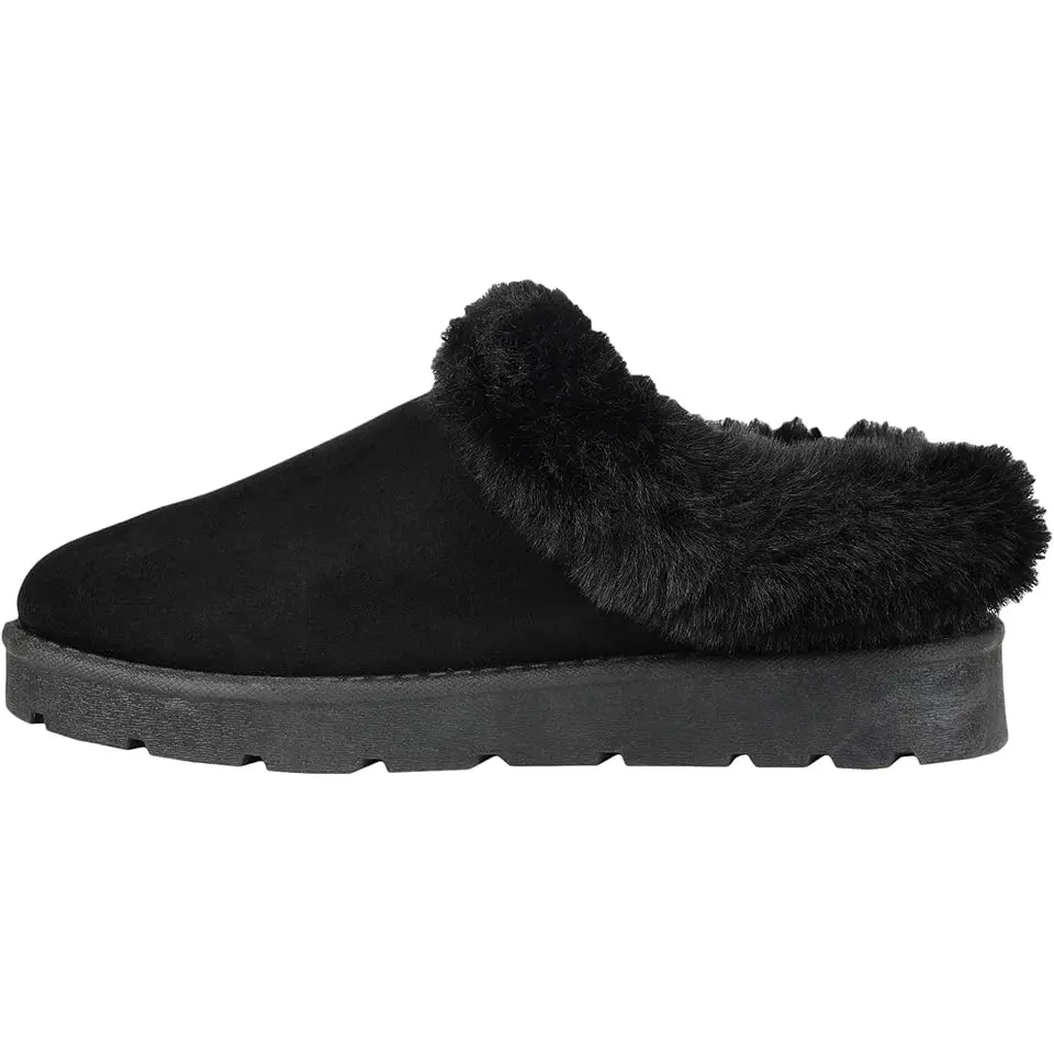 Faux Fur Trim Whisp Slipper