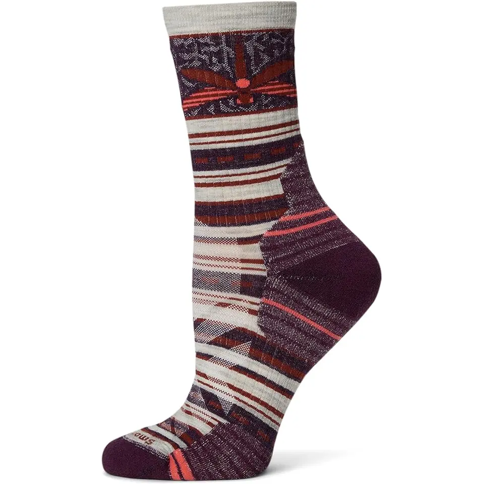 Hike Targeted Cushion Dragon Stitch Mid Crew Socks