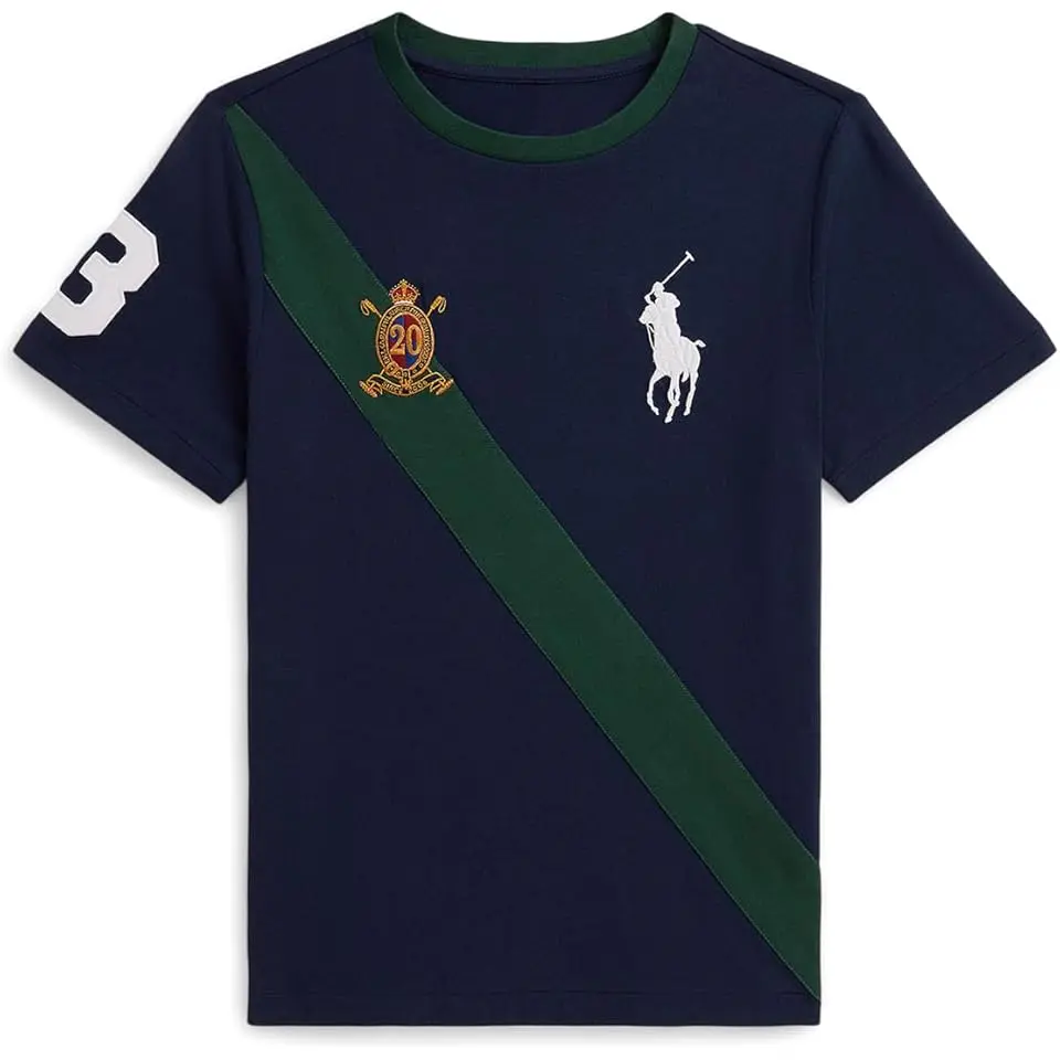 Big Pony 20th Anniversary Crest Tee (Big Kid)