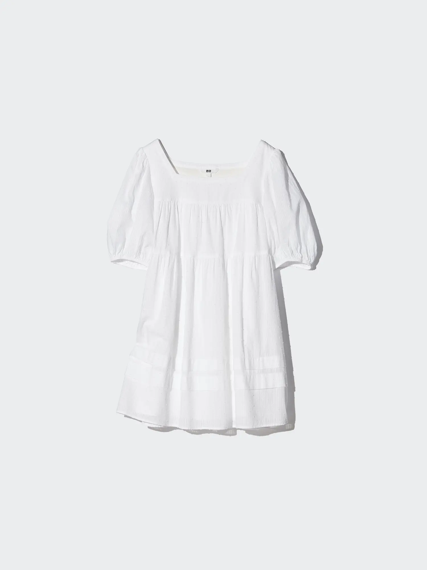 Women's Cotton Dobby Mini Dress
