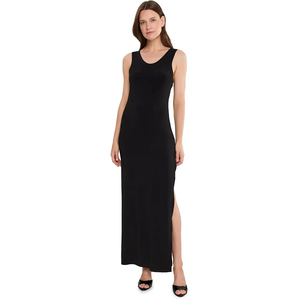 Racer Long Dress w/ Side Slit