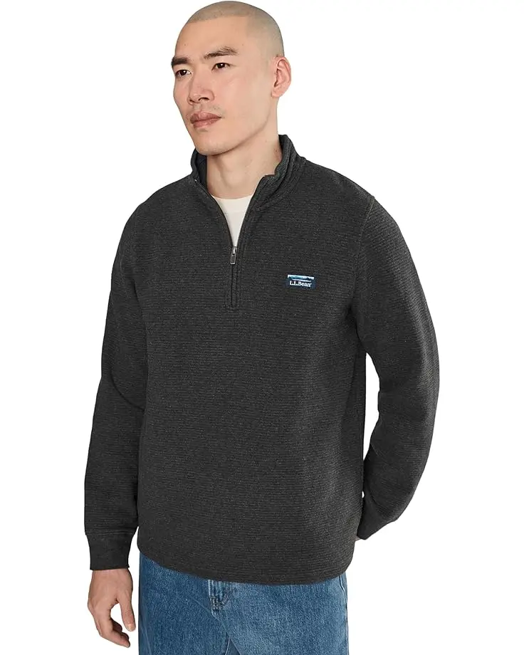 Lakewashed Double-Knit Quarter-Zip Long Sleeve