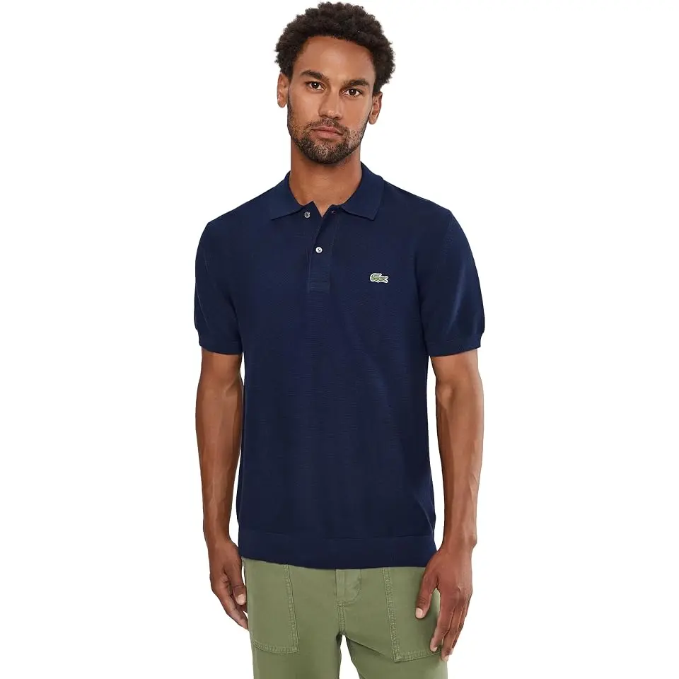 Classic Fit Knitted Polo Shirt
