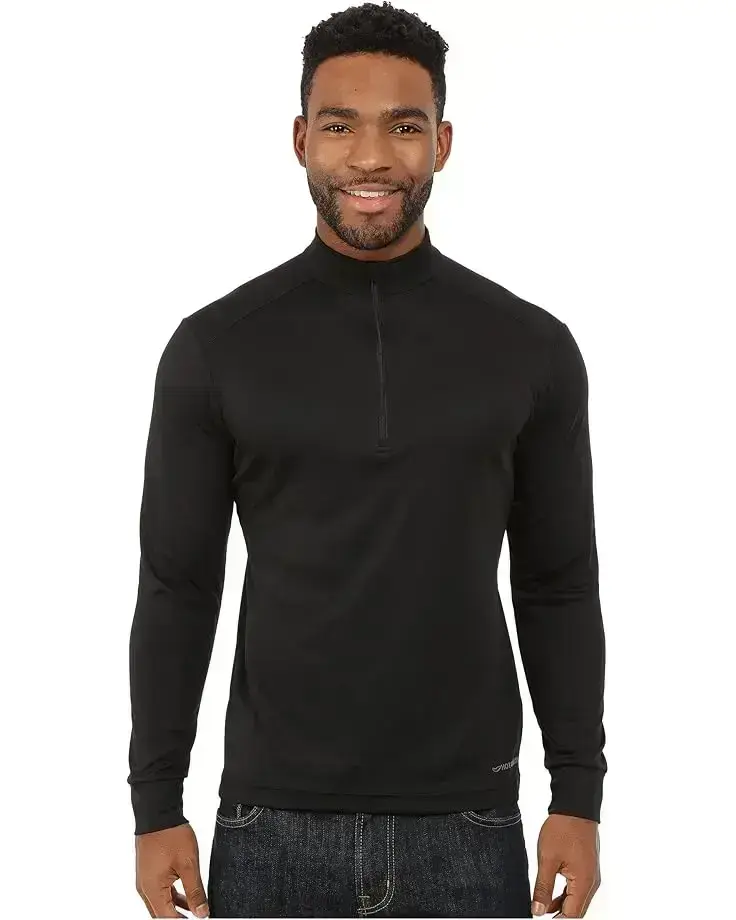 Men's Hot Chillys Peach Zip-T