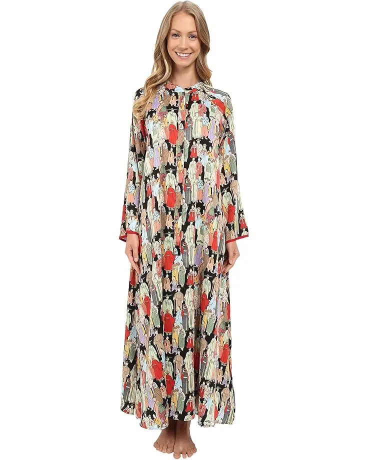 Women's Natori Dynasty Zip Caftan