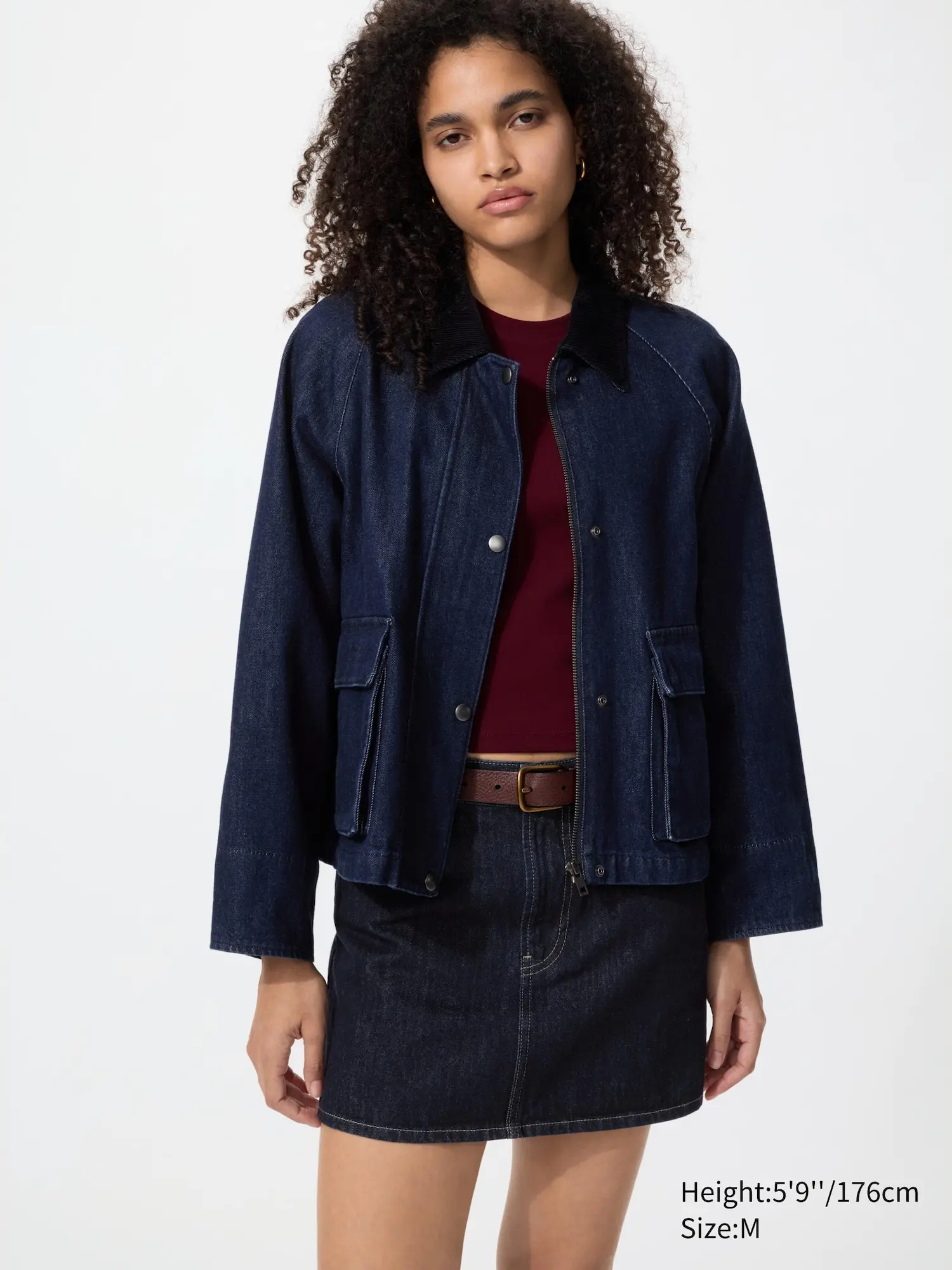 Utility Short Jacket | Denim