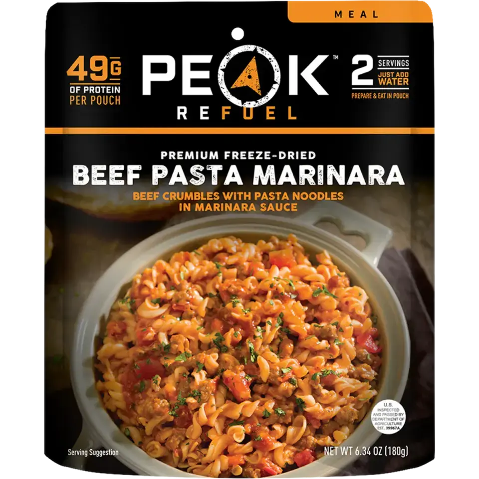 Beef Pasta Marinara (2 Servings)