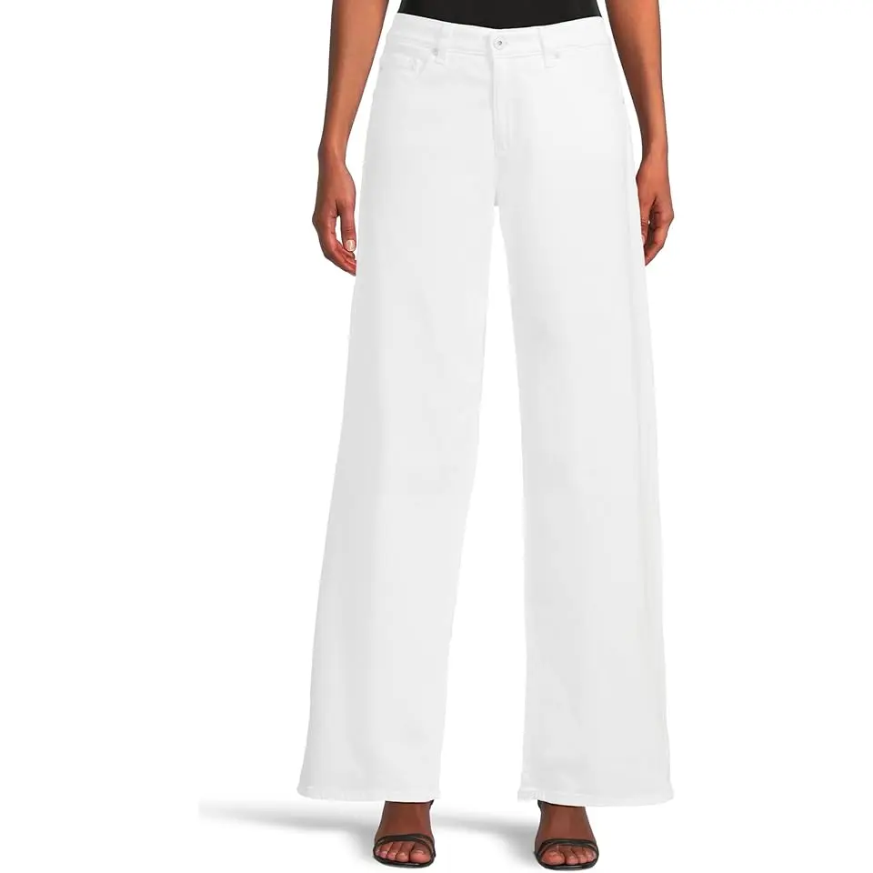 Adria Low Rise Baggy Wide Leg in Gallery White