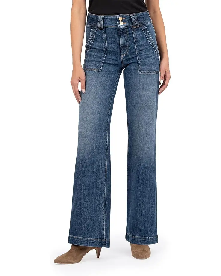 Jodi High-Rise Wide Leg -Porkchop Front Pockets