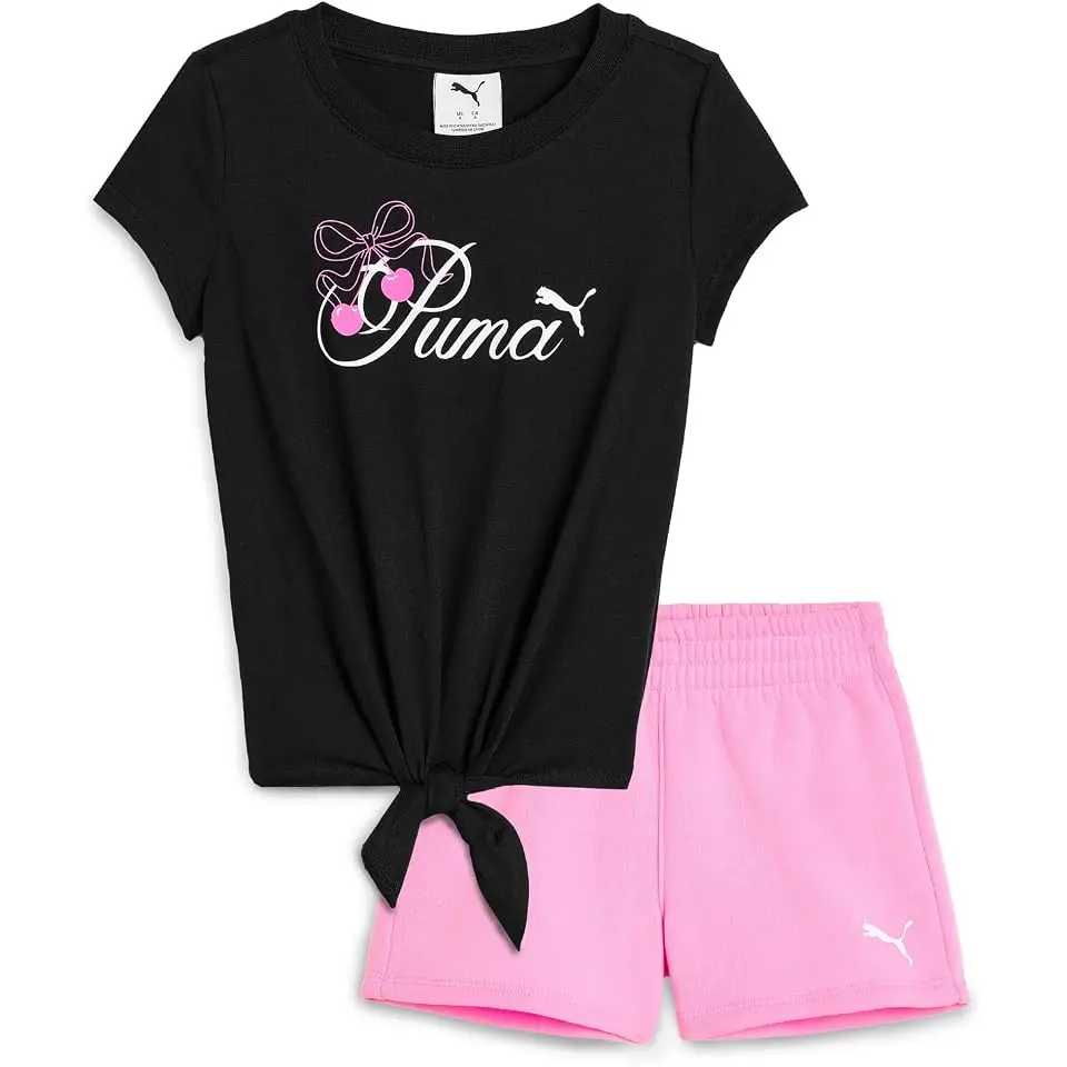 T-Shirt & Fleece Shorts Set (Little Kid)