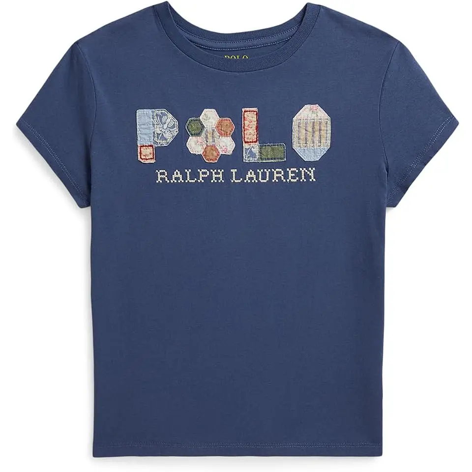 Patchwork-logo Cotton Jersey Tee (Big Kid)