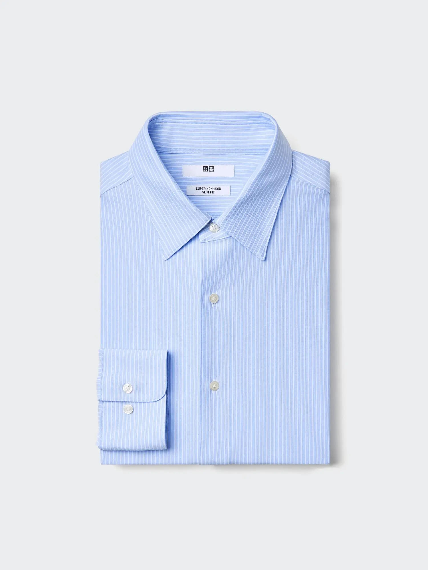 Super Non-Iron Jersey Slim Shirt | Regular Collar | Striped