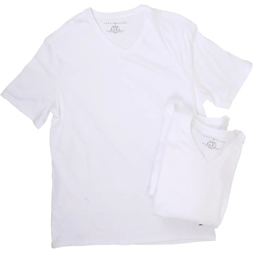 Cotton V-Neck Shirt 3-Pack