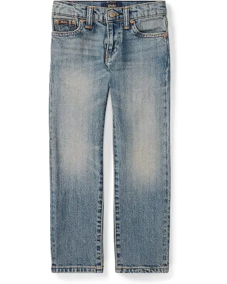 Polo Ralph Lauren Kids Hampton Straight Stretch Jeans (Little Kids)