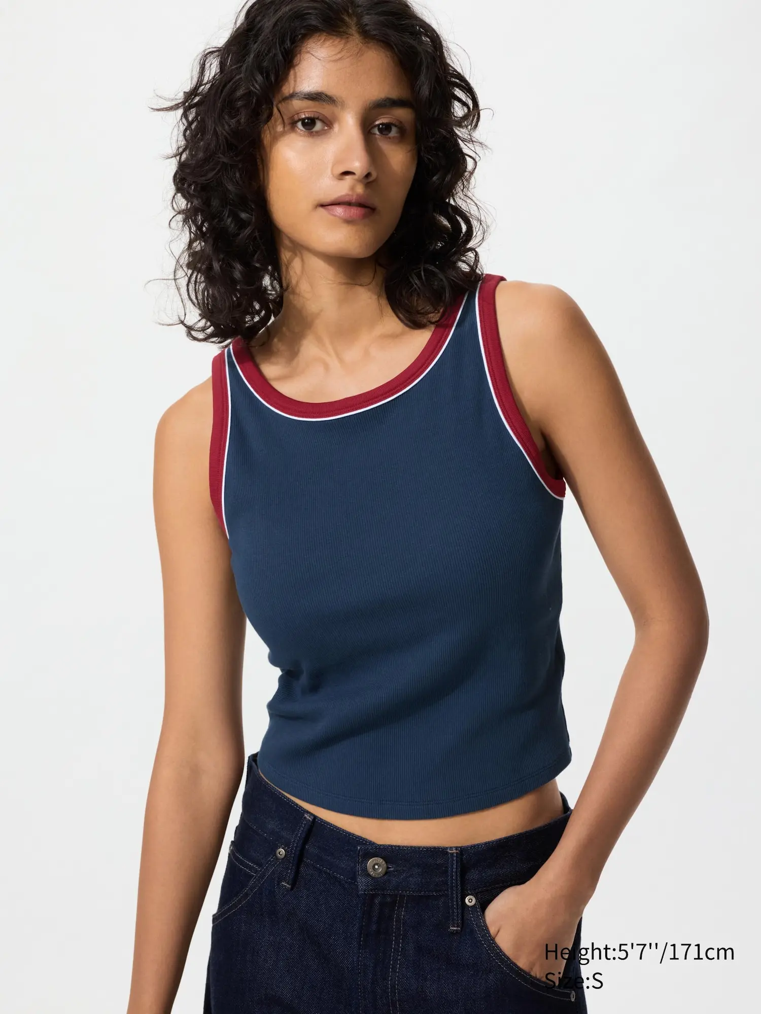 Ribbed Cropped Bra Top | Ringer