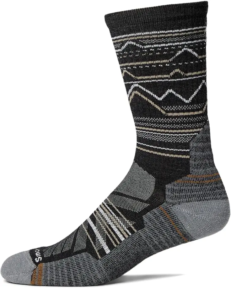 Performance Hike Light Cushion Mountain Range Pattern Crew