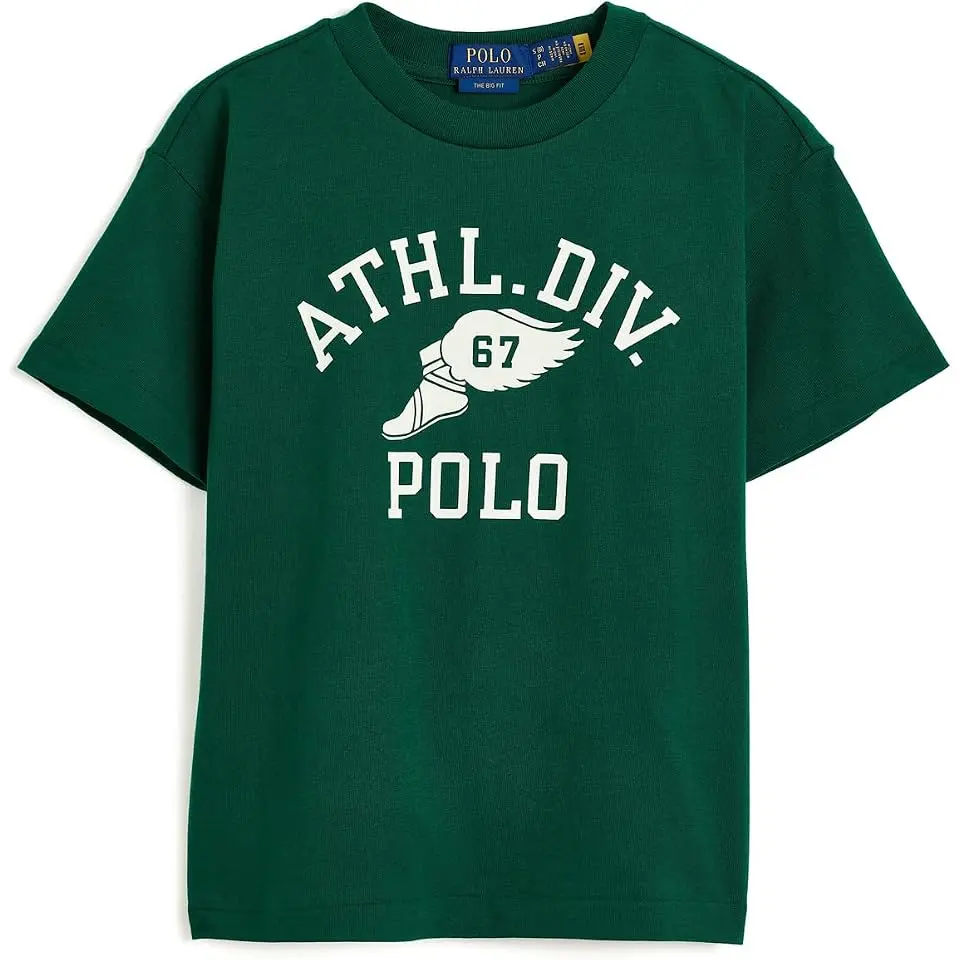 Big Fit Logo Cotton Tee (Big Kid)