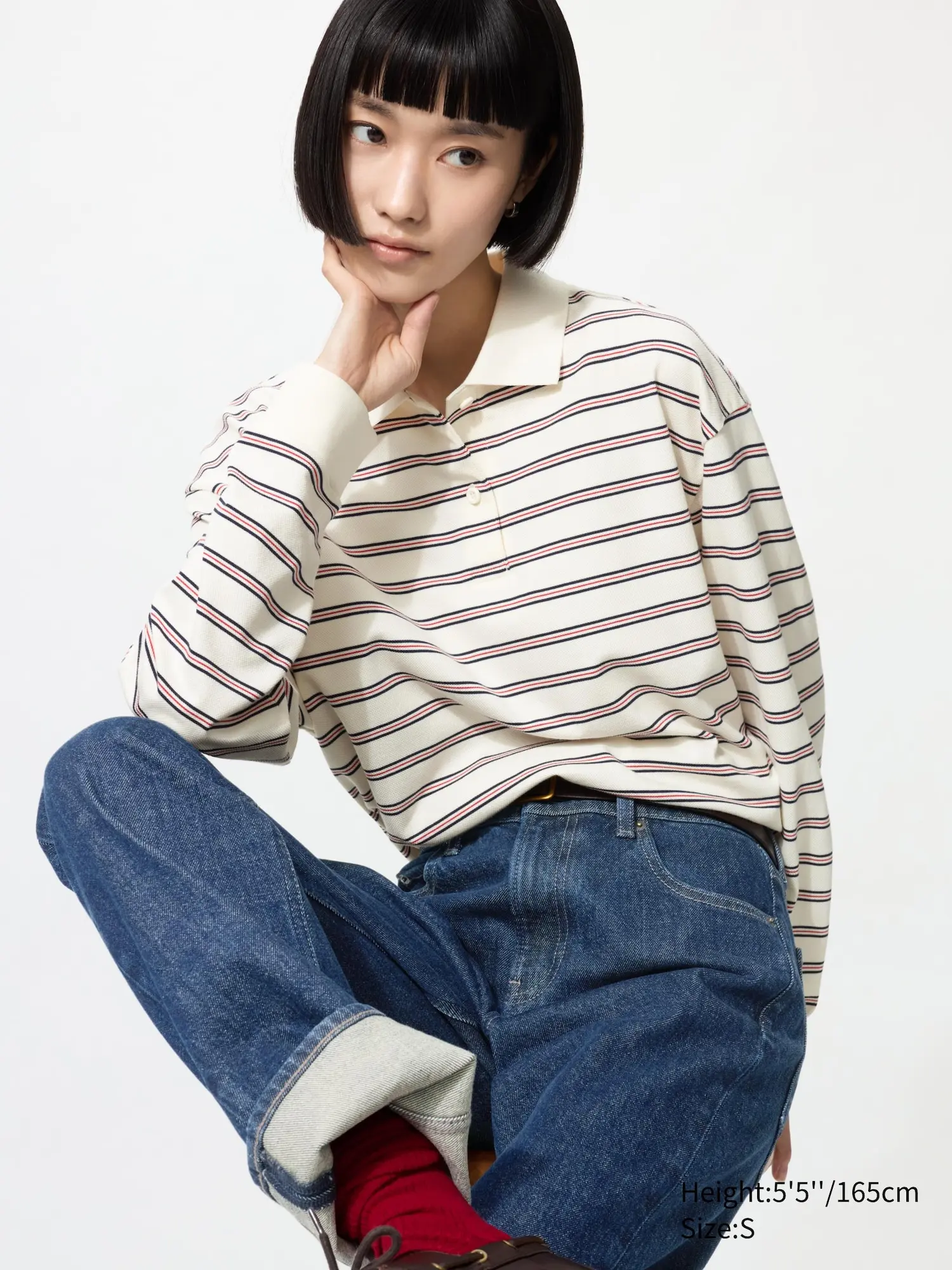 Striped Polo Shirt | Long Sleeve