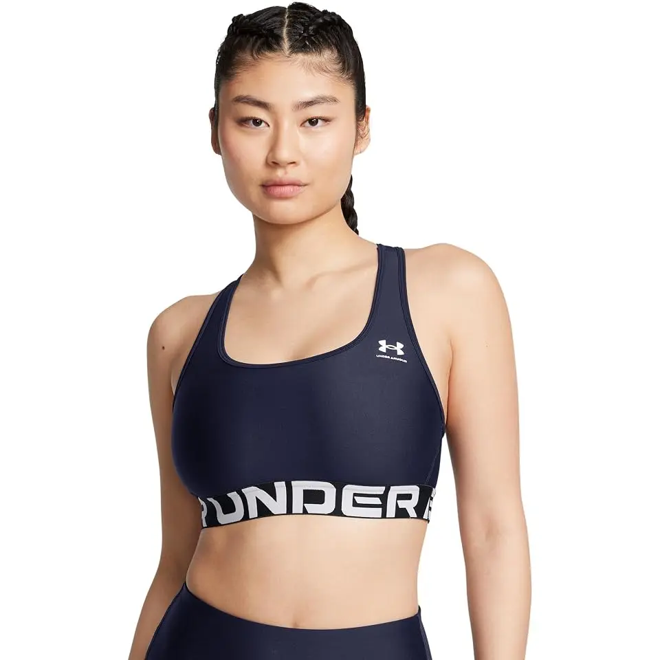 HeatGear Armour Mid Impact Branded Bra