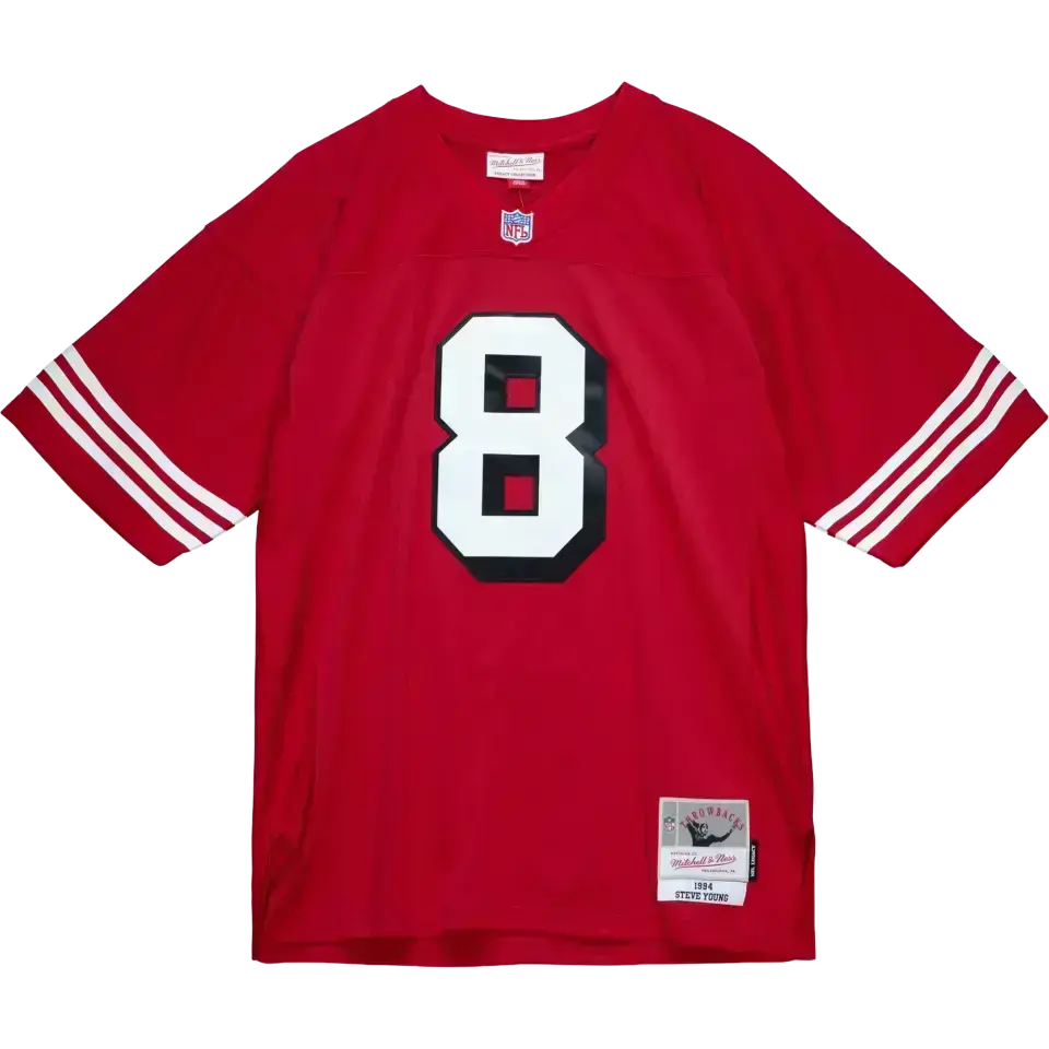 Men's Steve Young Scarlet 49ers 1994 Legacy Jersey