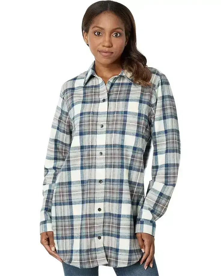 Scotch Plaid Flannel Tunic
