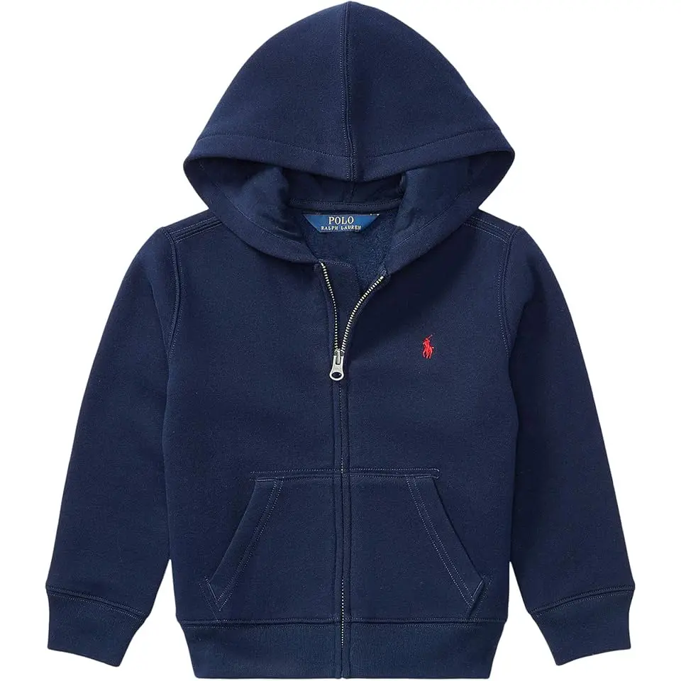 Cotton Blend Fleece Hoodie (Toddler/Little Kid)