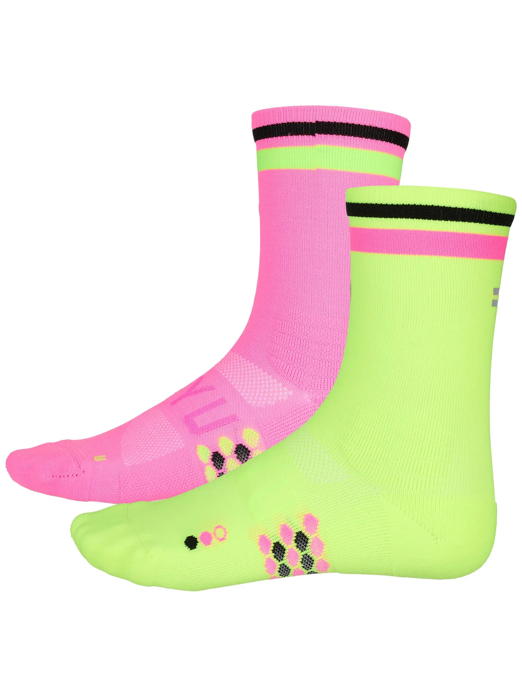 SHYU Racing Crew Socks Rhubarb/Custard/Black