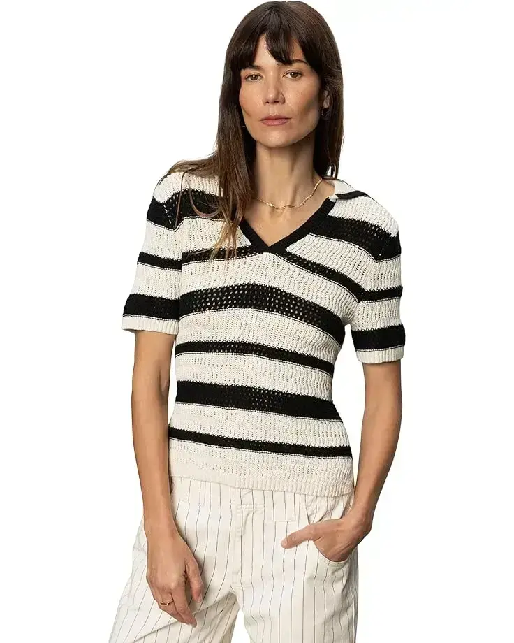 Women's Sanctuary Knitted Collared Top