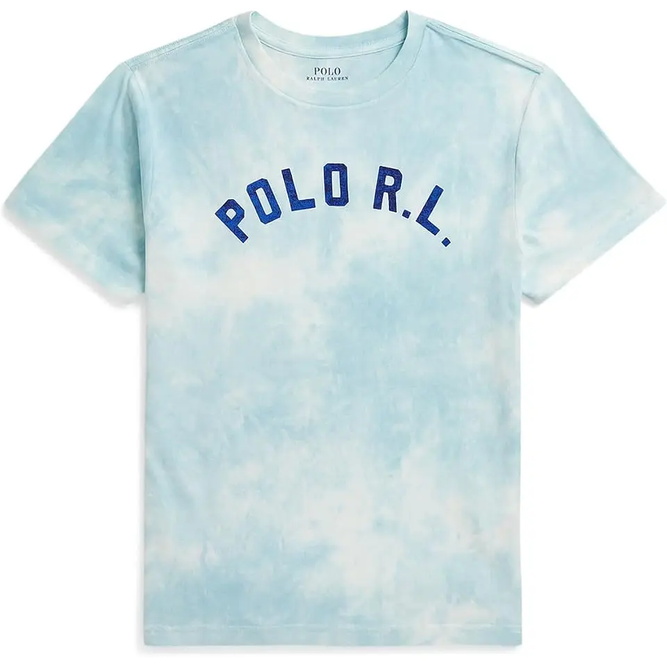 Logo Tie-Dye Cotton Tee (Big Kid)
