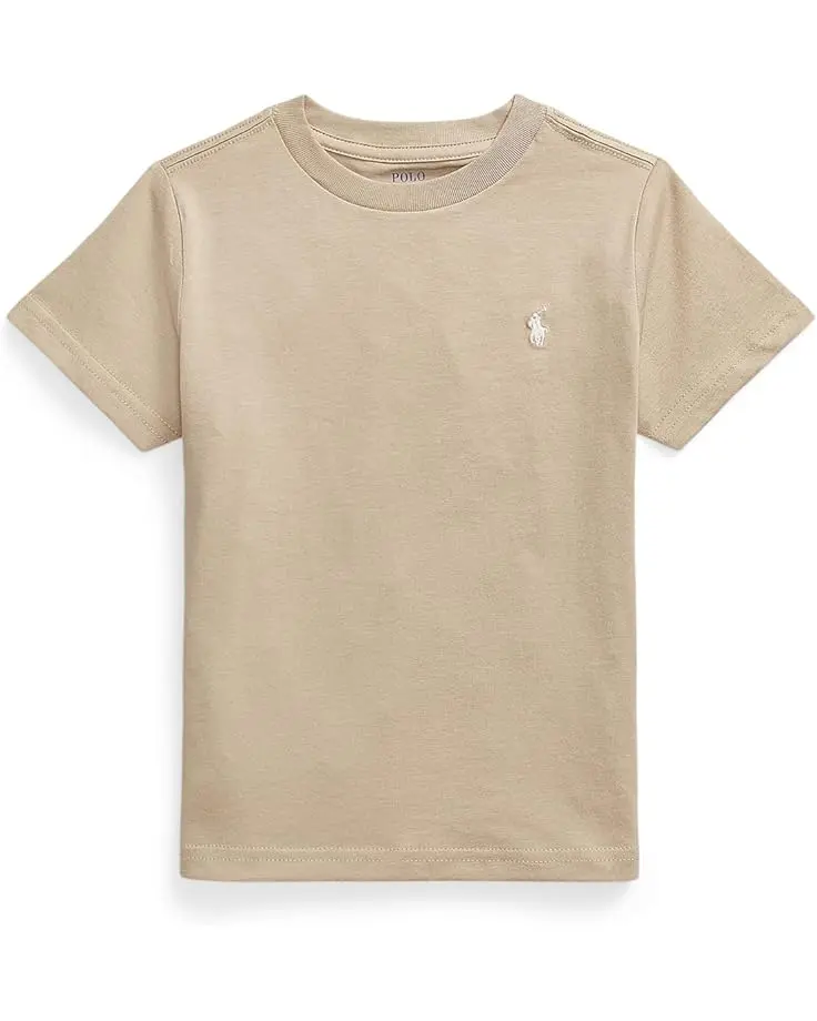 Cotton Jersey Crew Neck Tee (Toddler/Little Kid)