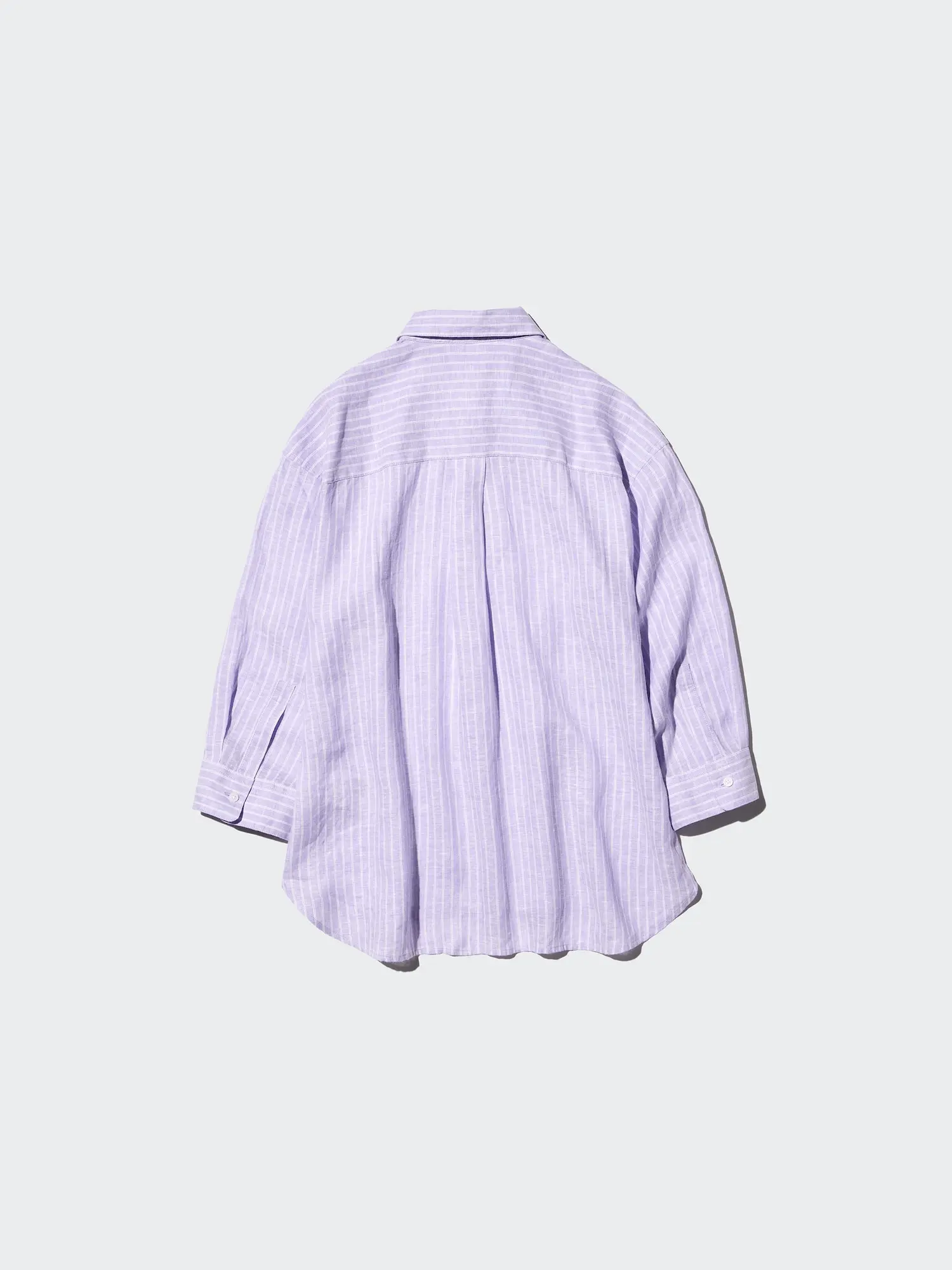 Women's Premium Linen Skipper Collar 3/4 Sleeve Shirt