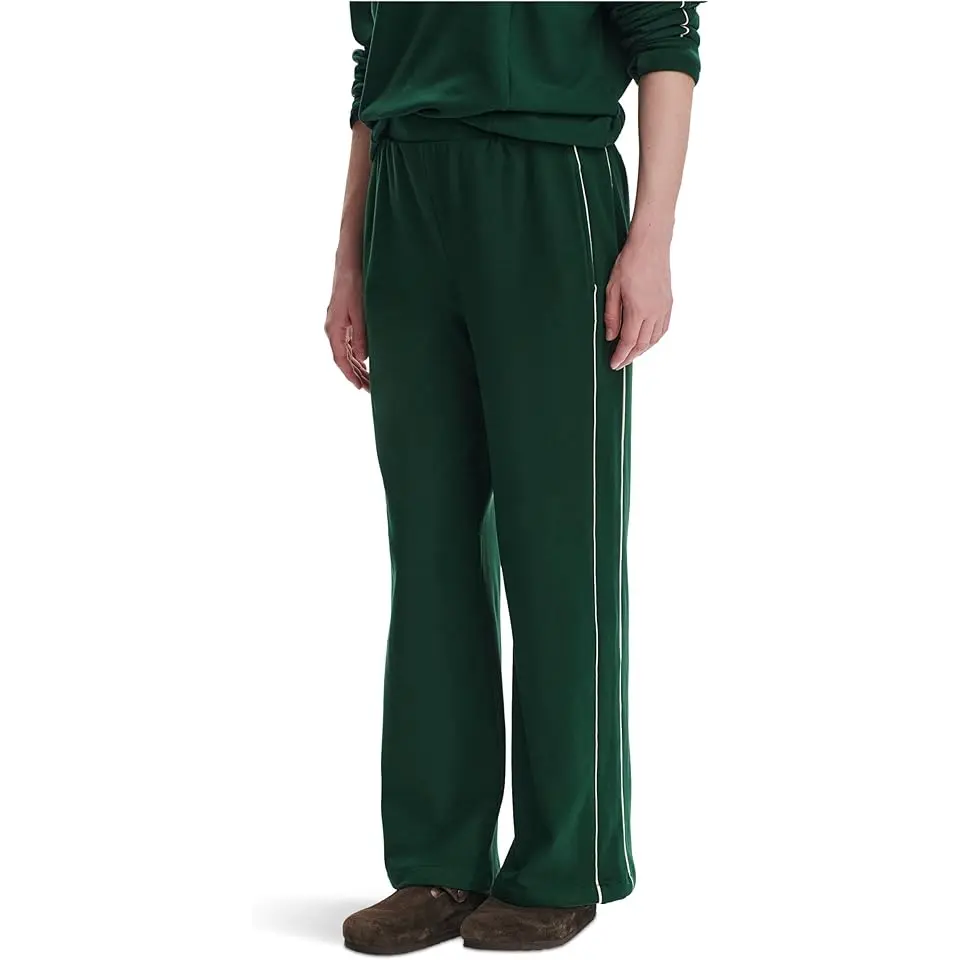 28" Brushed Rib Wide Leg Pants