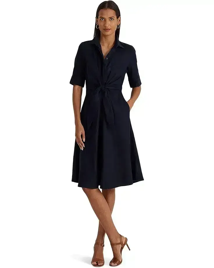 Women's Lauren Ralph Lauren Linen Shirtdress