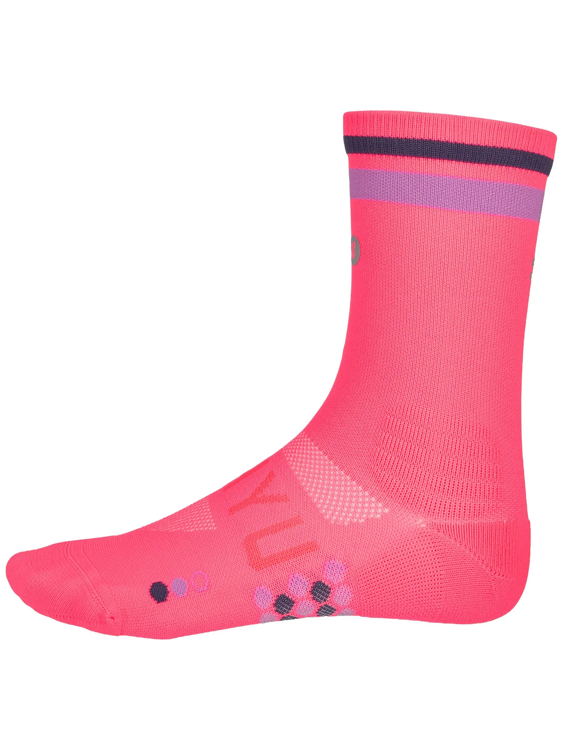 SHYU Racing Crew Socks Cerise/Purple/Black