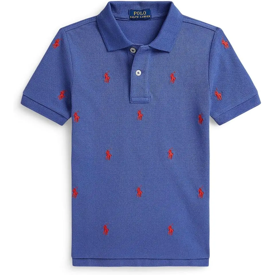 Polo Pony Cotton Mesh Polo Shirt (Toddler/Little Kid)