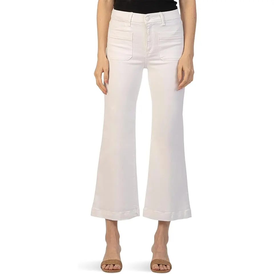 Meg High Rise Wide Leg With Patch Packets
