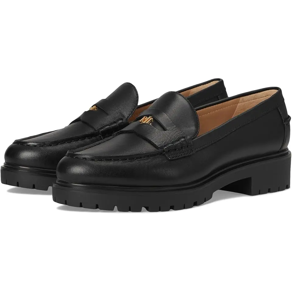 Marli Leather Penny Loafers