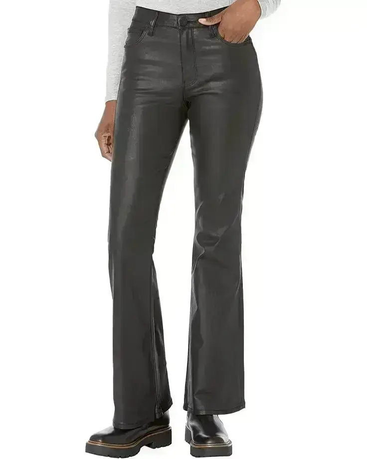 Ana High-Rise Fab Ab Flare-Baby All Over- Coated