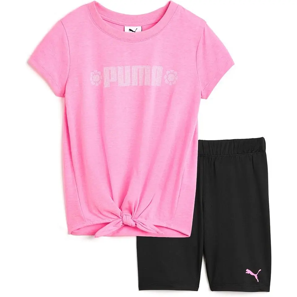 T-Shirt & Bike Shorts Set (Big Kid)