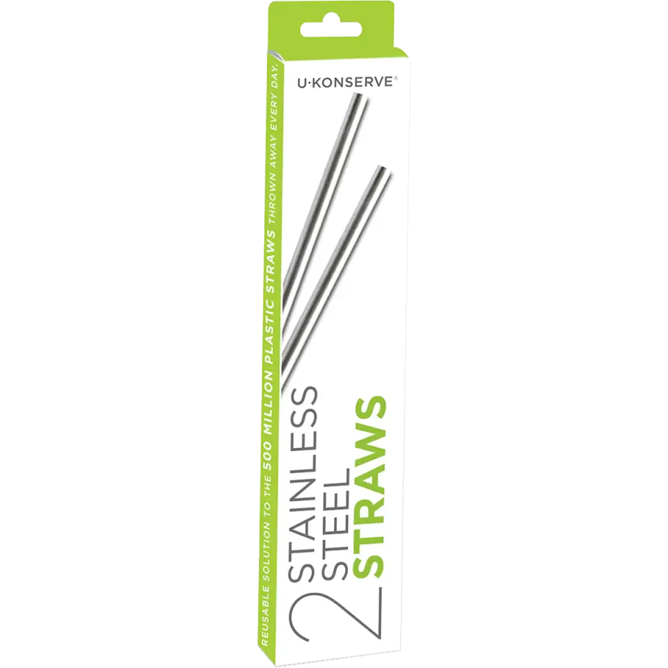 Stainless Steel Straws 2-Pack