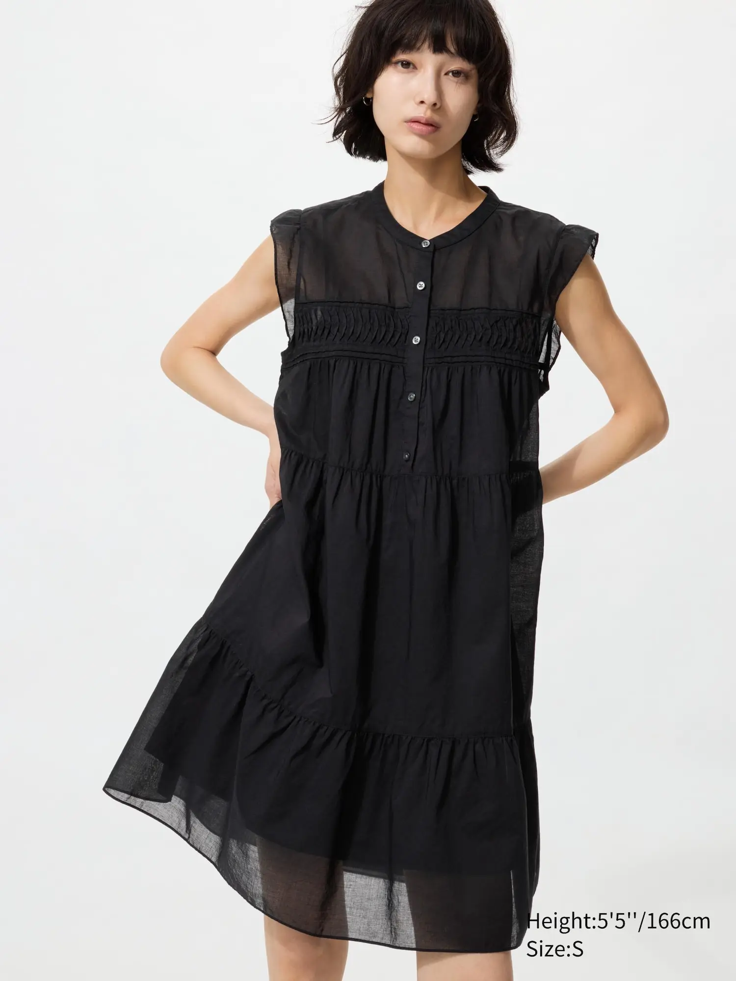 Light Cotton Tiered Dress