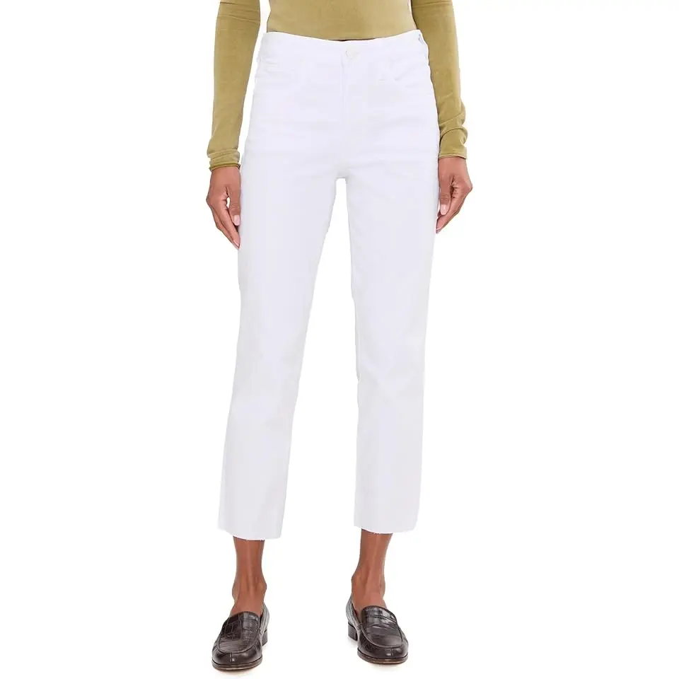 Petite Rachael High-Rise Fab Ab Mom Raw Hem