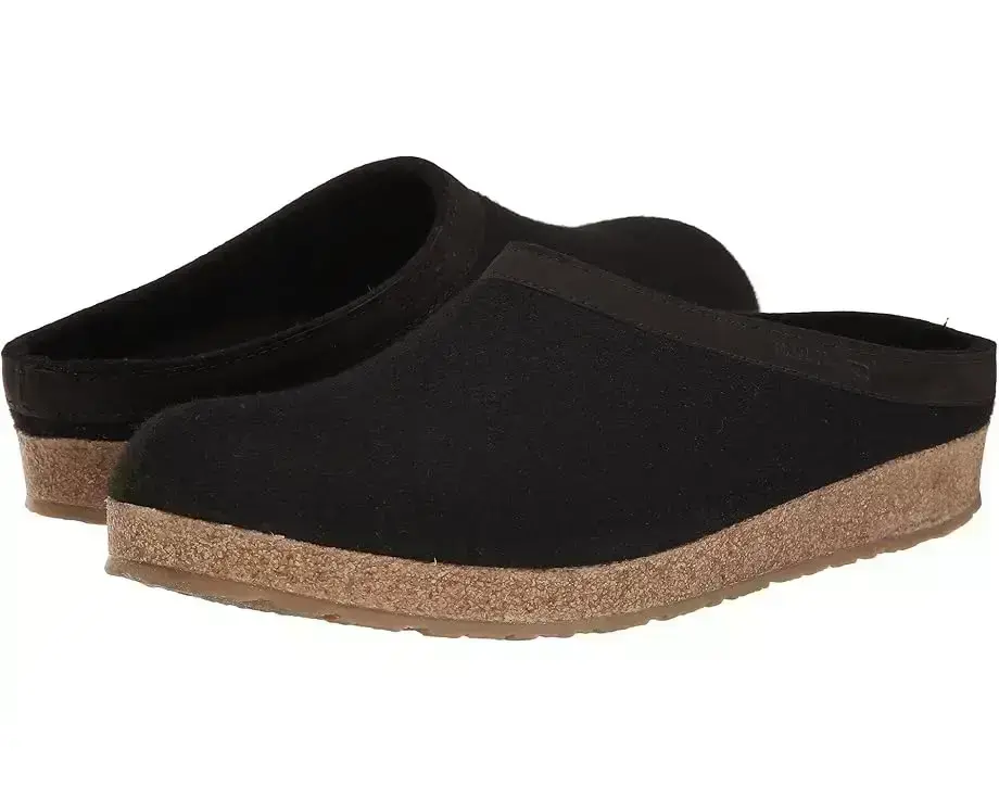 Unisex Haflinger GZL Leather Trim Grizzly