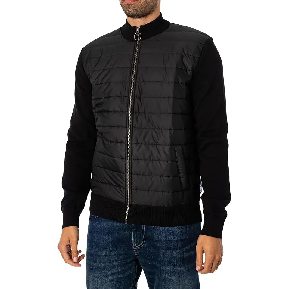 Barbour Essential Carn Baffle Zip Thru