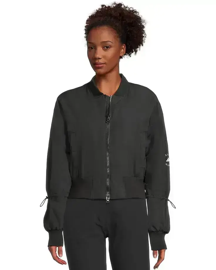 Women's adidas by Stella McCartney By Stella Mccartney Truenature Woven Bomber Cropped Jacket